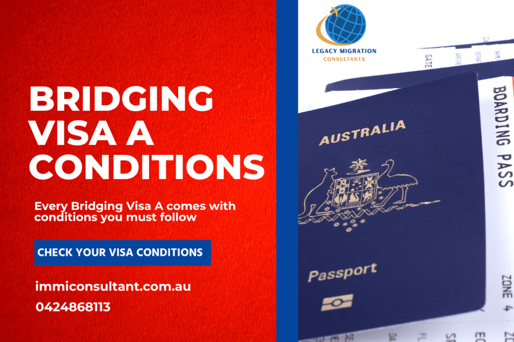 Bridging Visa A Conditions